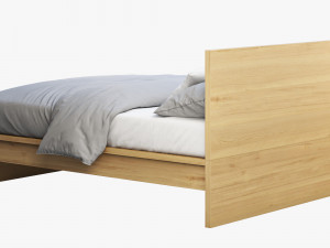 ikea malm bed 2 3D मॉडल