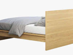 ikea malm yatağı 2 3D Model
