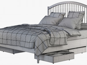 ikea tyssedal bed Modello 3D