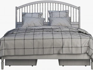 ikea tyssedal bed 3D Model