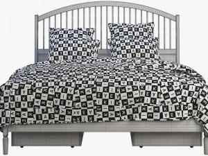 ikea tyssedal bed 3D Model