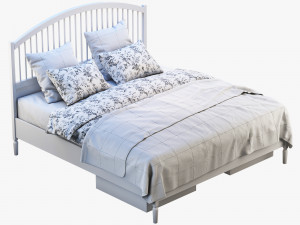 ikea tyssedal bed Modello 3D