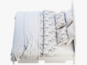 ikea tyssedal bed Modello 3D