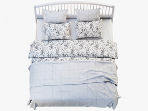 ikea tyssedal bed Modello 3D