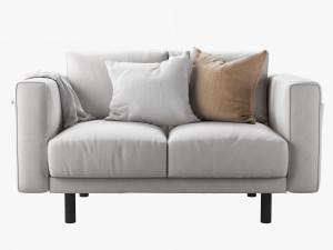 ikea norsborg two-seat sofa 3D Model