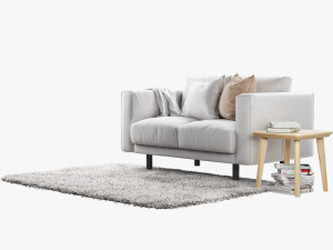 ikea norsborg two-seat sofa 3D Model