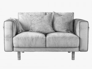 ikea norsborg two-seat sofa 3D Model