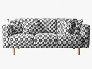 ikea norsborg three-seat sofa 3D-Modell