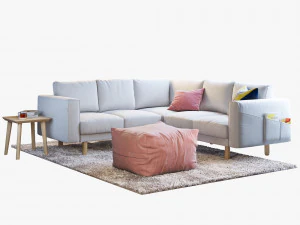 ikea norsborg corner sofa 3D Model