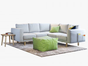 ikea norsborg corner sofa 3D Model