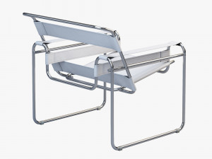 wassily chair by marcel breuer 4 options Modelo 3D