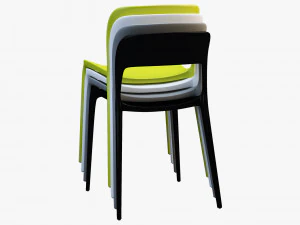 bontempi gipsy dining chair model 3D Model