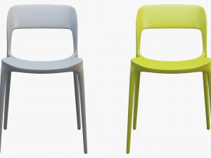 bontempi gipsy dining chair model 3D Model