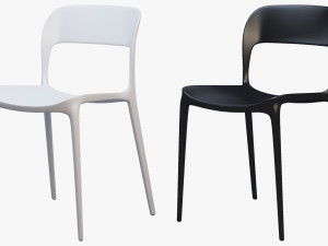 bontempi gipsy dining chair model Model 3D