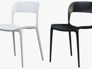 bontempi gipsy dining chair model 3D Model