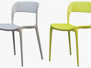 bontempi gipsy dining chair model 3D Model