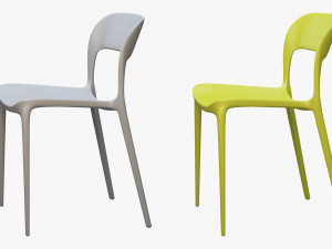 bontempi gipsy dining chair model Model 3D