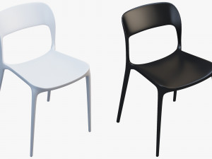 bontempi gipsy dining chair model Model 3D