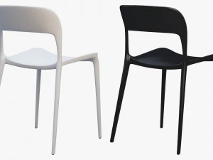 bontempi gipsy dining chair model 3D Model