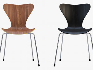 fritz hansen series 7 chair 3D Model
