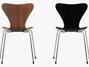 fritz hansen series 7 chair 3D Model