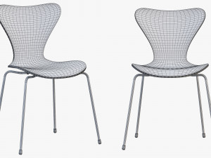 fritz hansen series 7 chair 3D Model