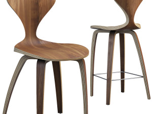 norman cherner chairs 3D Model