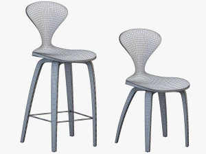 sedie cherner normanne Modello 3D