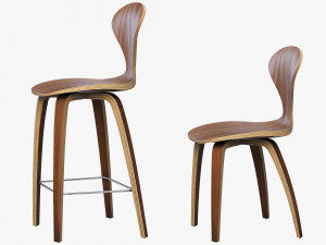 norman cherner chairs Modelo 3D