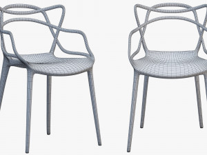 kartell masters chair Model 3D