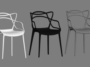 kartell masters chair 3D Model