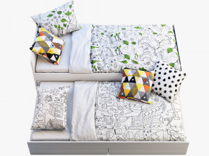 ikea slakt 1 2 options 3D 模型