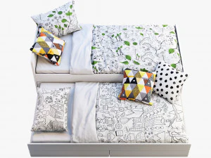 ikea slakt 1 2 options 3D Model
