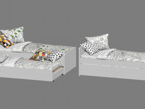 ikea slakt 1 2 options 3D 模型