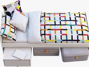ikea slakt 2 2 options 3D Model