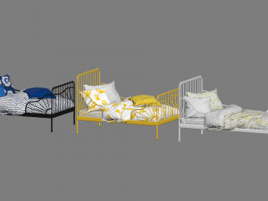 ikea minnen 3 options 3D मॉडल