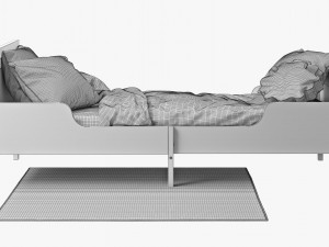 ikea sundvik bed 1 3D Model