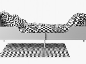 ikea sundvik bed 1 3D Model