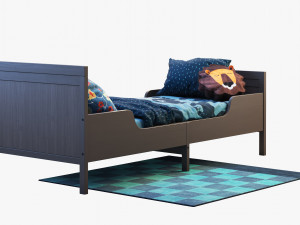 ikea sundvik bed 1 3D Model