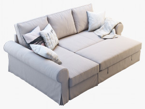 ikea backabro 2 2 sofas 3D Model