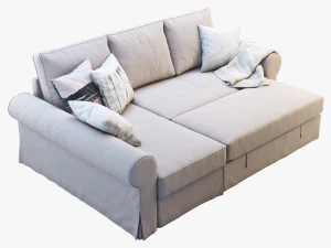 ikea backabro 2 2 sofas 3D Model