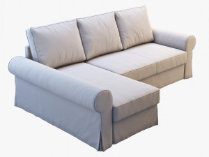 ikea backabro 2 2 sofas 3D Model