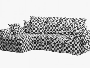 ikea backabro 2 2 sofas 3D Model
