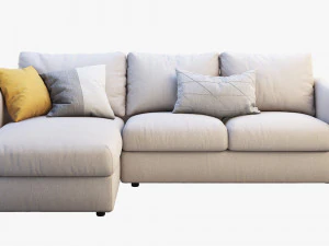 ikea vimle 2 options 3D Model