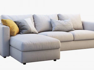ikea vimle 2 options 3D Model