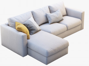 ikea vimle 2 options 3D Model