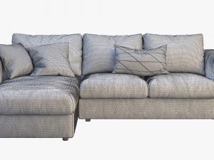ikea vimle 2 options 3D Model