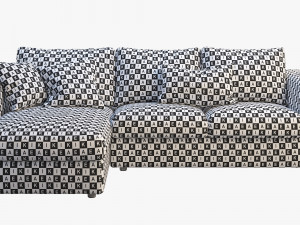 ikea vimle 2 options 3D Model