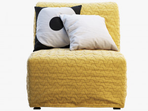 ikea lycksele chair-bed 3D मॉडल