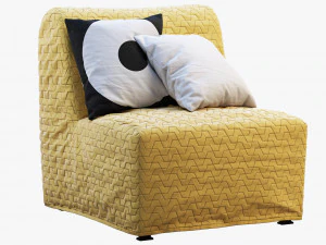 ikea lycksele chair-bed 3D Model